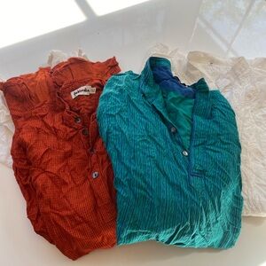 3 Indian Kurtas and one churidar pants